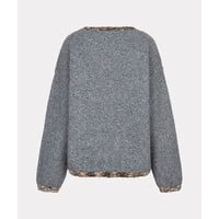 Esqualo 18702 Grey Sweater w/contrast Trim