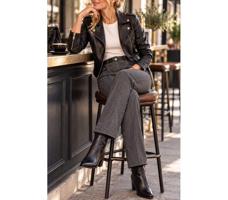 Julie Guerlande PS020 Grey/Black Pants