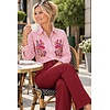 Julie Guerlande Julie Guerlande CH140 Pink Rose Blouse