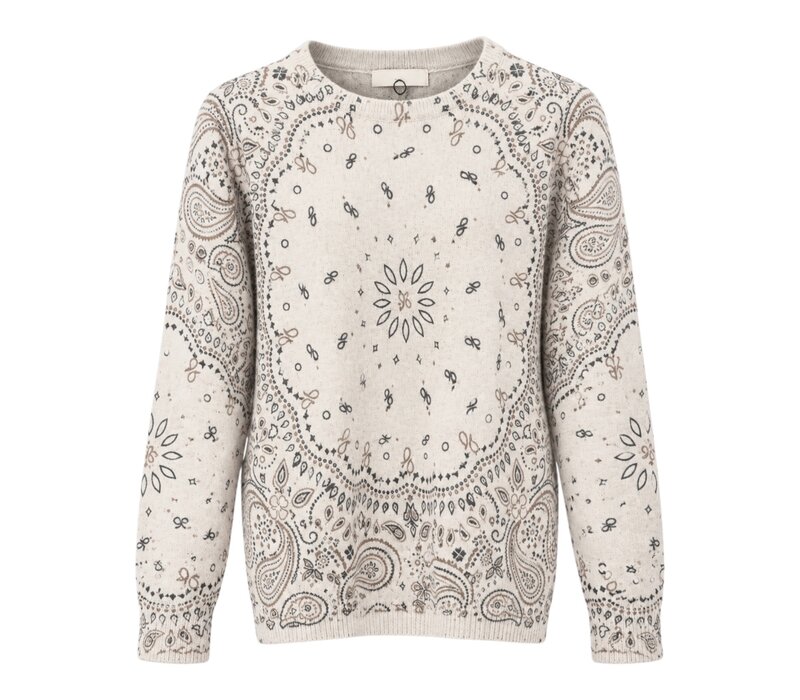 Julie Guerlande PU650 Beige Multi Sweater