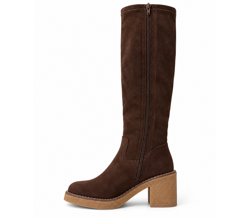 REDZ JF2642301 Brown Suede Boots