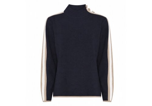 Micha A/W Micha 182 150 Navy/Camel Sporty Knit