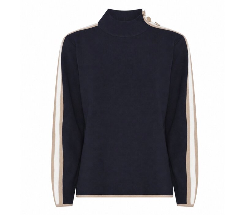 Micha 182 150 Navy/Camel Sporty Knit
