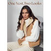 Micha A/W Micha 106 320 Reversible Faux Fur Gilet