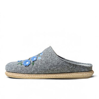 Toni Pons DELI-EF Dark Grey Embroidery Slipper