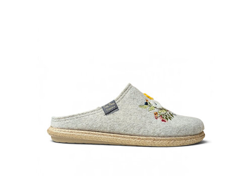 Toni Pons Toni Pons DELI-EF Lt Grey Embroidery Slipper