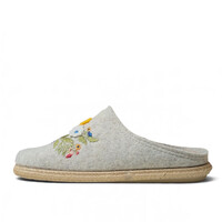 Toni Pons DELI-EF Lt Grey Embroidery Slipper
