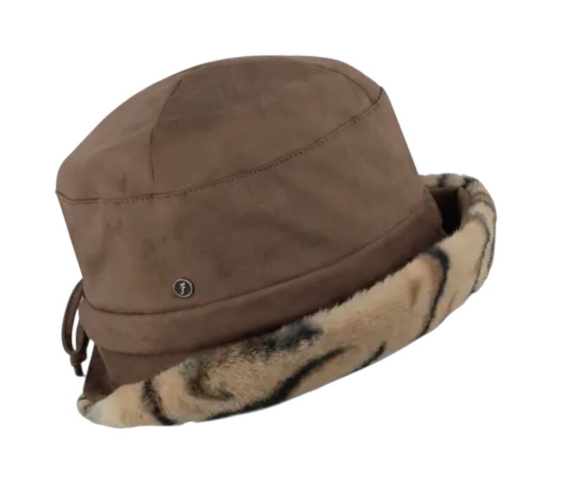 Flechet FLFH412 Hat w/Faux Fur Trim