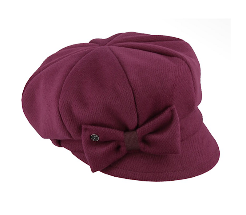 Flechet FLFH454 Bordeaux Baker Boy Hat