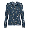 MD’M MD’M 542027 Blue Floral Button up Top