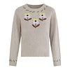 MD’M MD’M 55010304 Taupe Flower Sweater