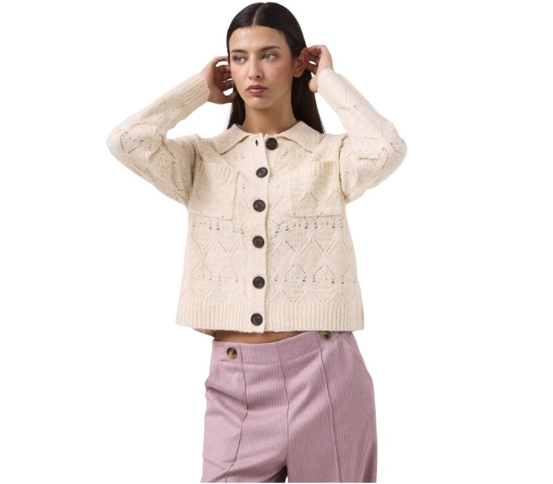 MD’M 55182709 Sand Cardigan w/Collar