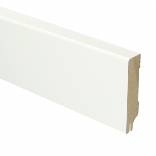 Sfeerplint MDF Moderne plint 70x15 RAL 9016 + uitsparing