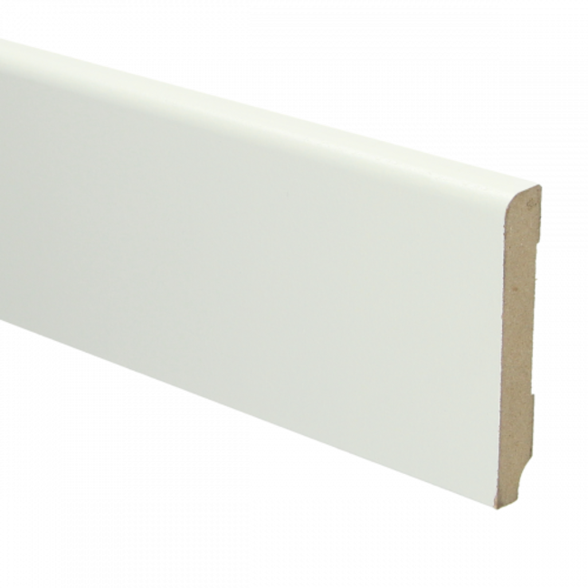 Sfeerplint MDF Koloniale plint 90x15 wit voorgelakt RAL 9010