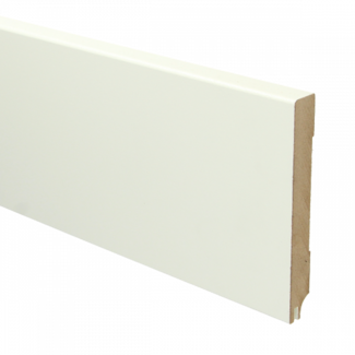 Sfeerplint MDF Moderne plint 120x15 RAL 9010 + uitsparing