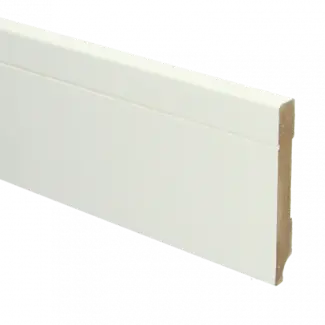 Sfeerplint MDF Tijdloze plint 90x12 wit voorgelakt RAL 9010