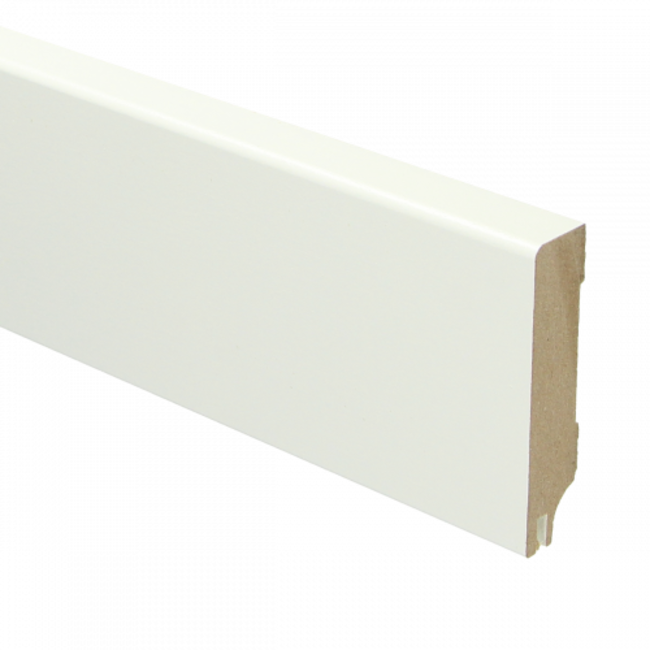 Sfeerplint MDF Moderne plint 70x15 RAL 9010 + uitsparing