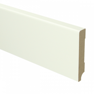 Sfeerplint MDF Moderne plint 90x15 wit voorgelakt RAL 9010