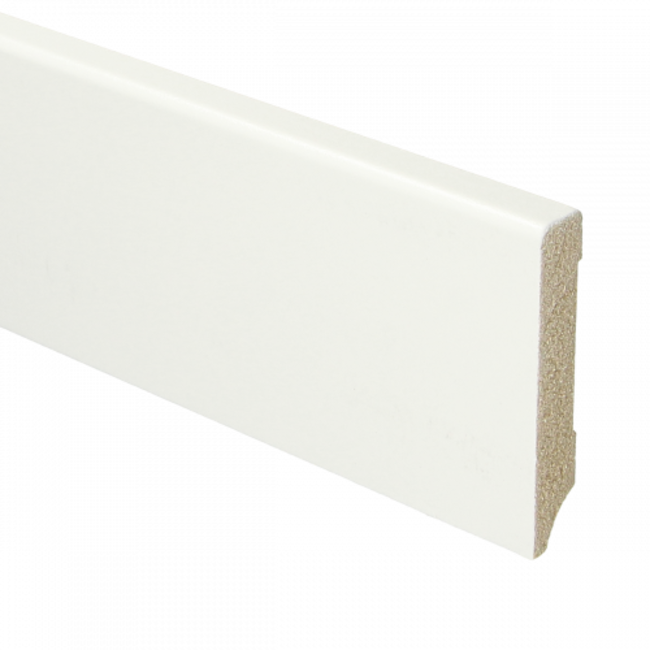 Sfeerplint MDF Moderne plint 70x12 voorgelakt RAL 9016