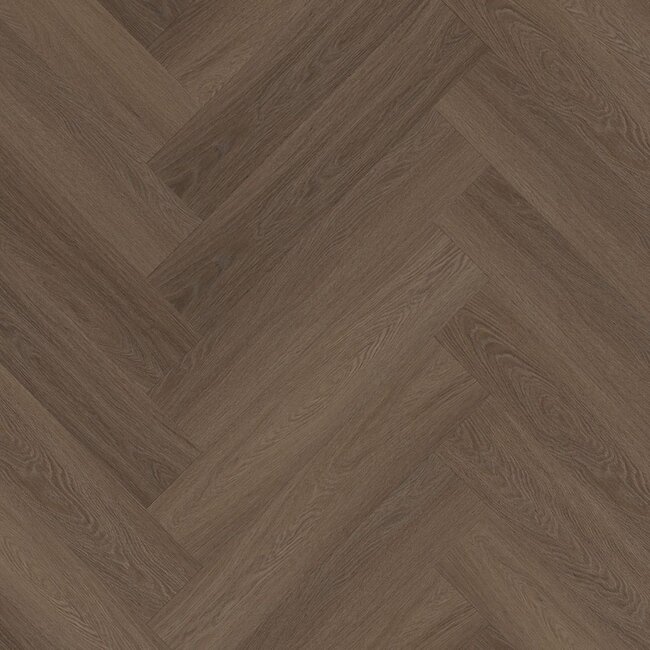 Floorlife YUP Fulham herringbone dryback brown