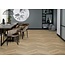 Floorlife YUP Chevron dryback natural