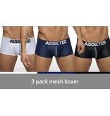Addicted Addicted 3 Pack Mesh Boxer Push up
