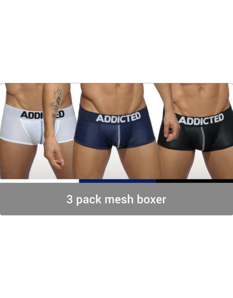 Addicted Addicted 3 Pack Mesh Boxer Push up