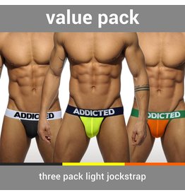 Addicted ADDICTED Three Pack Light Jockstrap