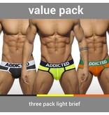 Addicted ADDICTED Three Pack Light Brief
