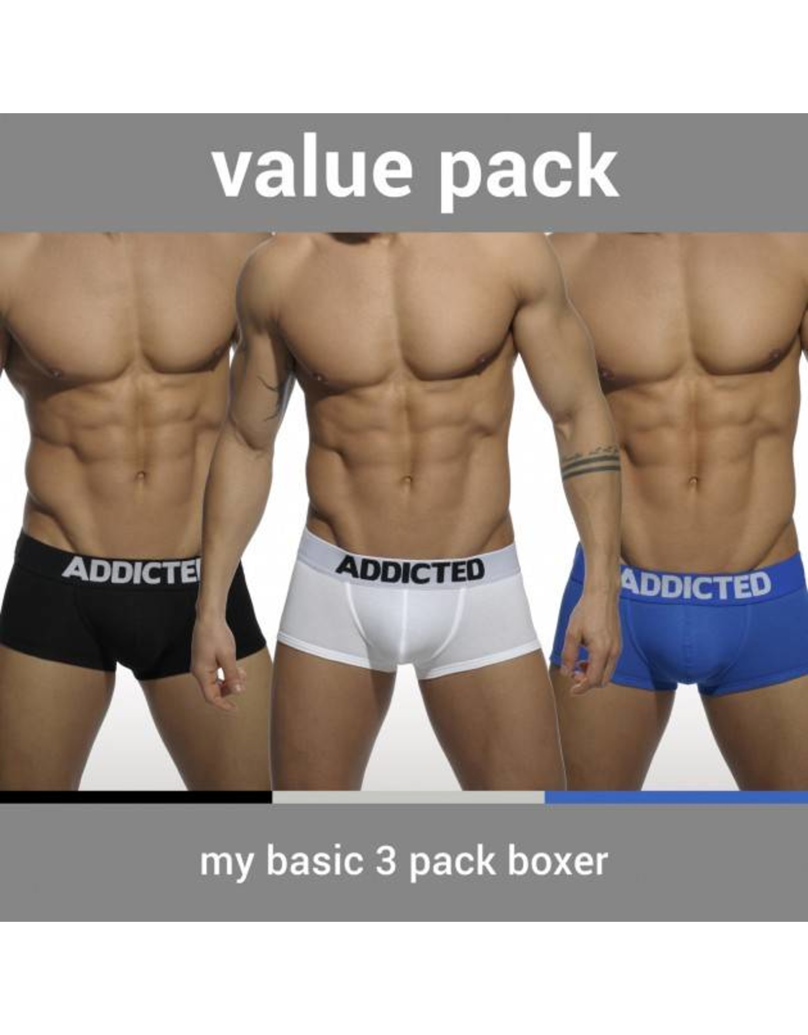 Addicted ADDICTED My Basic Three Pack Boxer