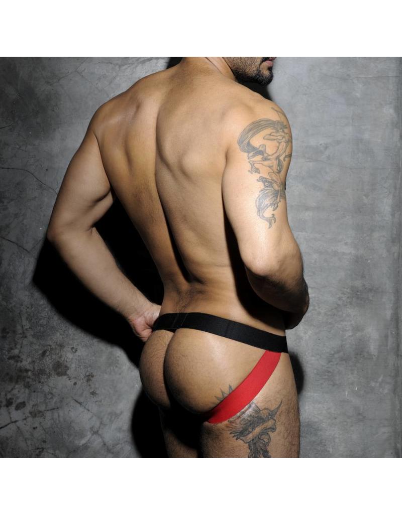 Addicted Addicted Fetish Stripe Jockstrap rouge
