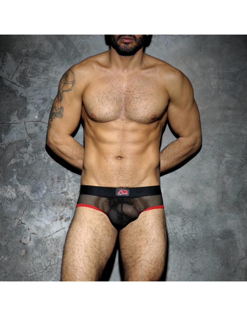 Addicted Addicted Fetish Mesh Brief rouge