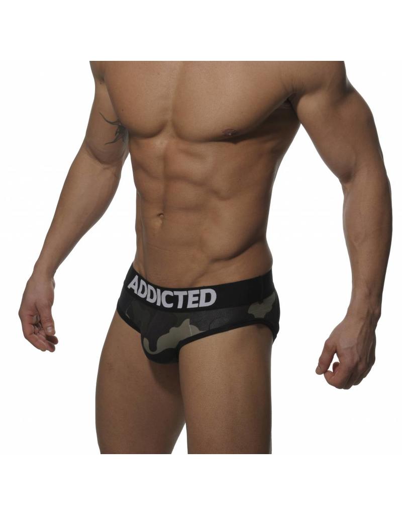 Addicted ADDICTED Empty Button Brief