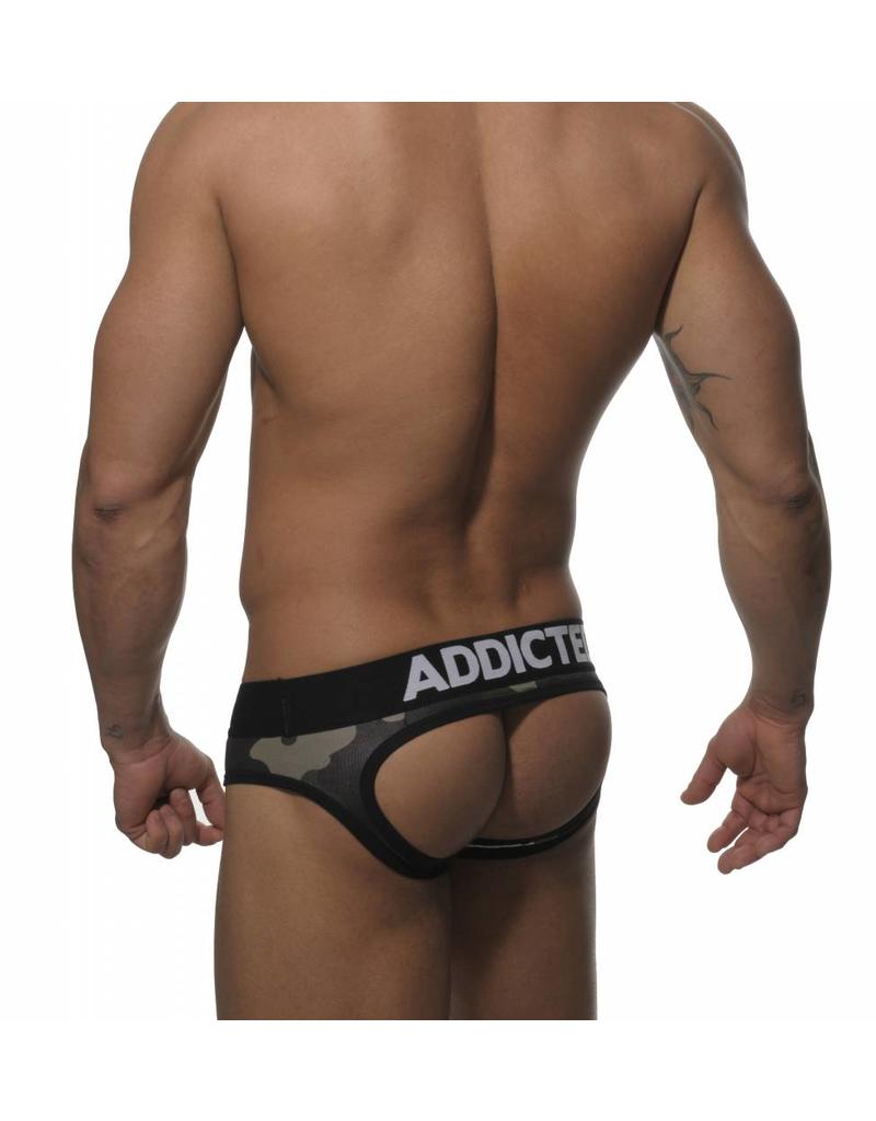 Addicted ADDICTED Empty Button Brief