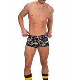 Barcode Berlin Barcode Berlin Gym Short Thar navy-jaune