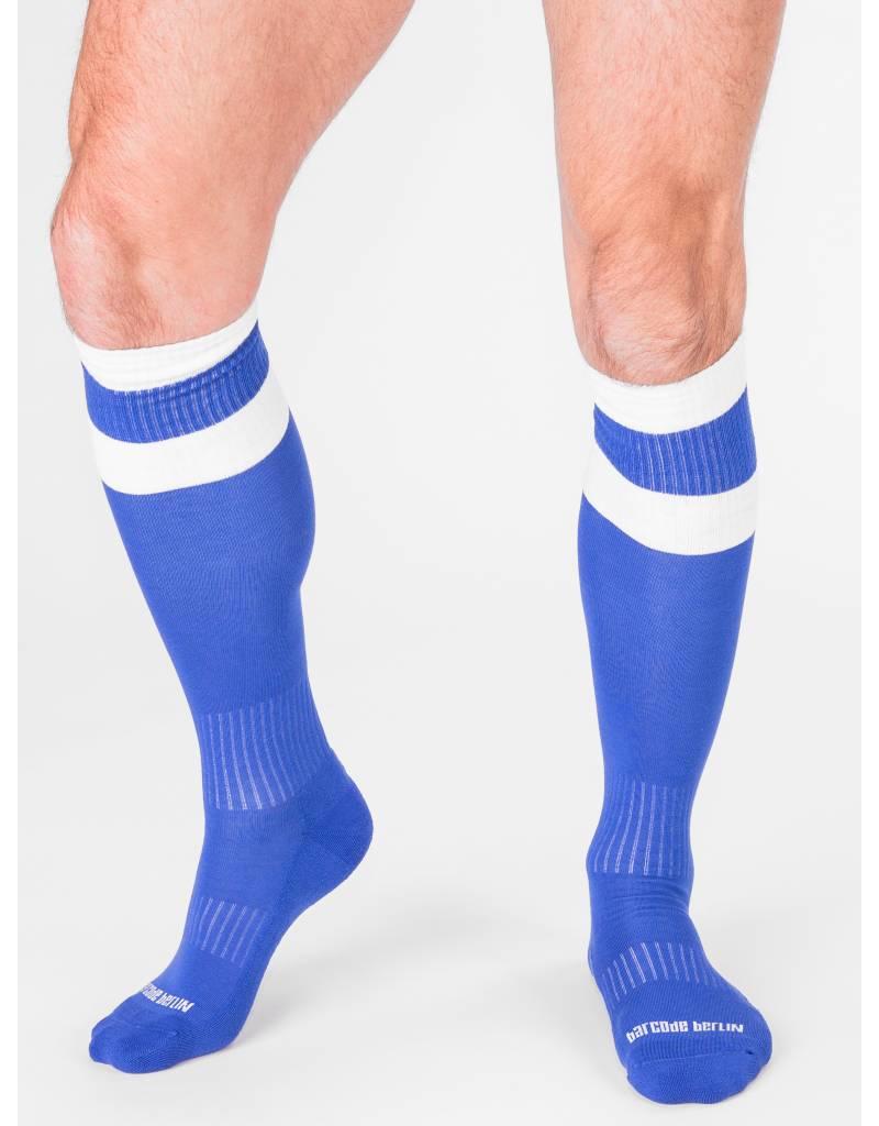 Barcode Berlin Barcode Berlin Football Socks bleu- blanc