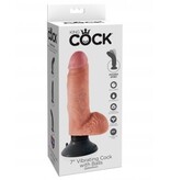 King Cock King Cock - 7 Inch Vibrator natur