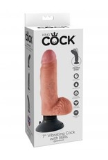 King Cock King Cock - 7 Inch Vibrator nature