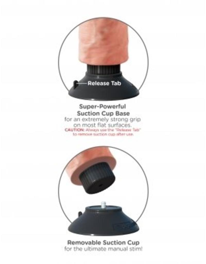 King Cock King Cock - 7 Inch Vibrator natur