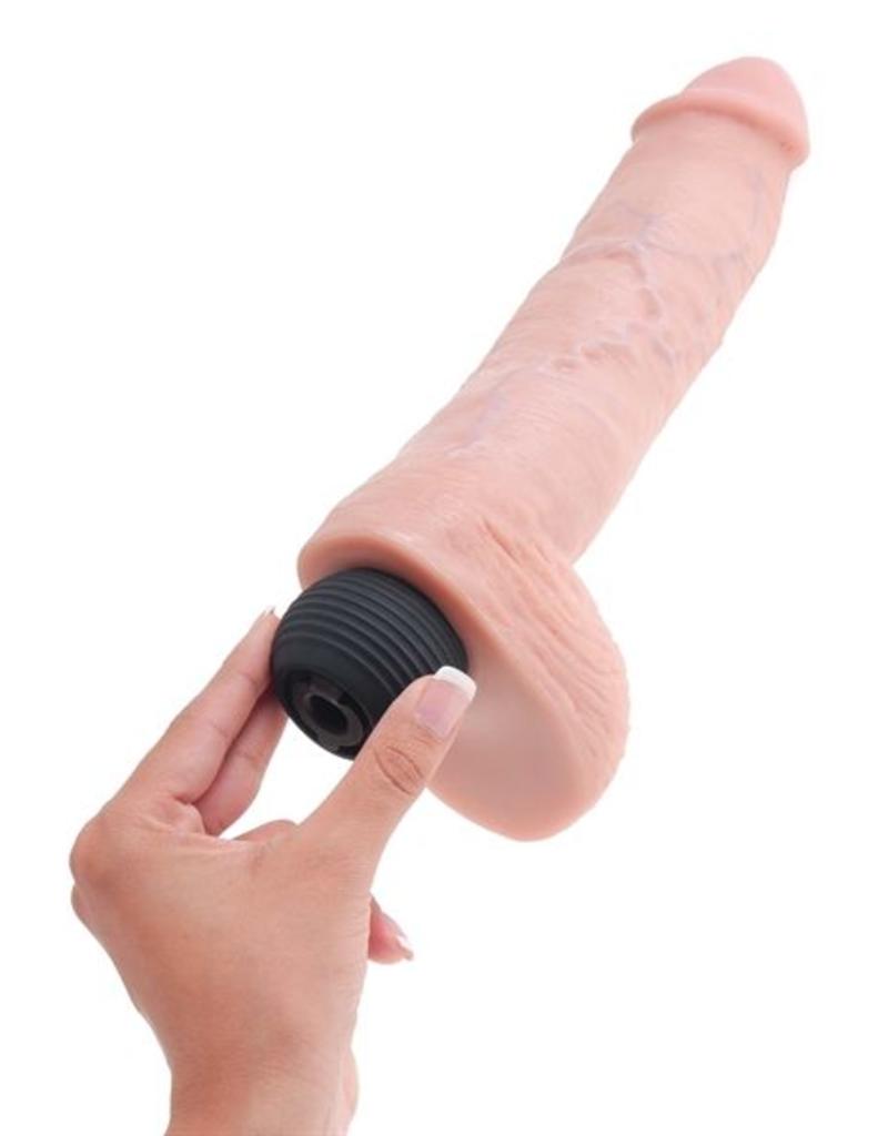 King Cock King Cock With Balls - Squirti 8" natur