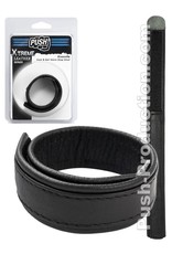 Push Xtreme Leather Knoxville Cock & Ball Velcro Strap Small