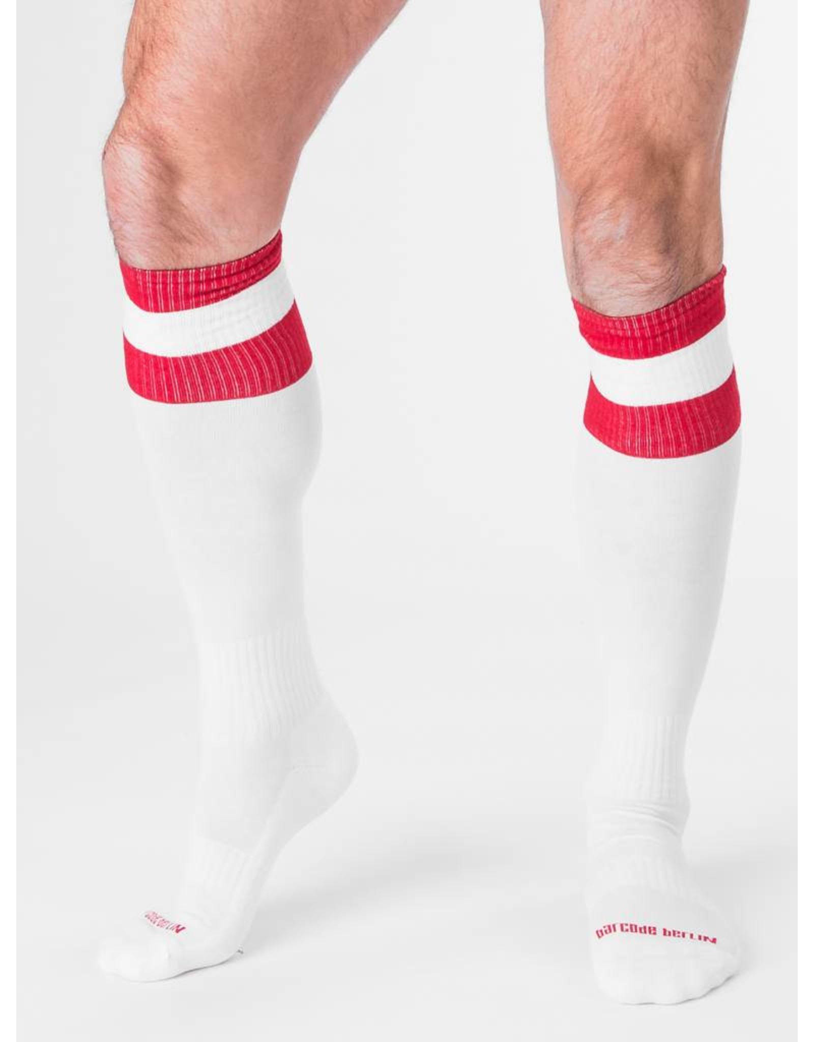 Barcode Berlin Barcode Berlin Football Socks blanc- rouge