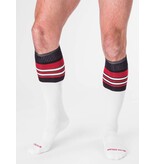 Barcode Berlin Barcode Berlin Football Socks blanc- rouge- noir