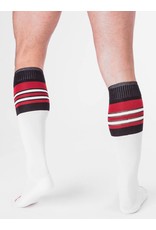 Barcode Berlin Barcode Berlin Football Socks weiss-rot-schwarz