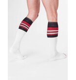 Barcode Berlin Barcode Berlin Football Socks blanc- rouge- noir