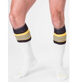 Barcode Berlin Barcode Berlin Football Socks blanc- jaune- noir