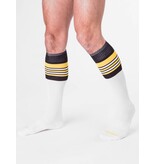 Barcode Berlin Barcode Berlin Football Socks blanc- jaune- noir