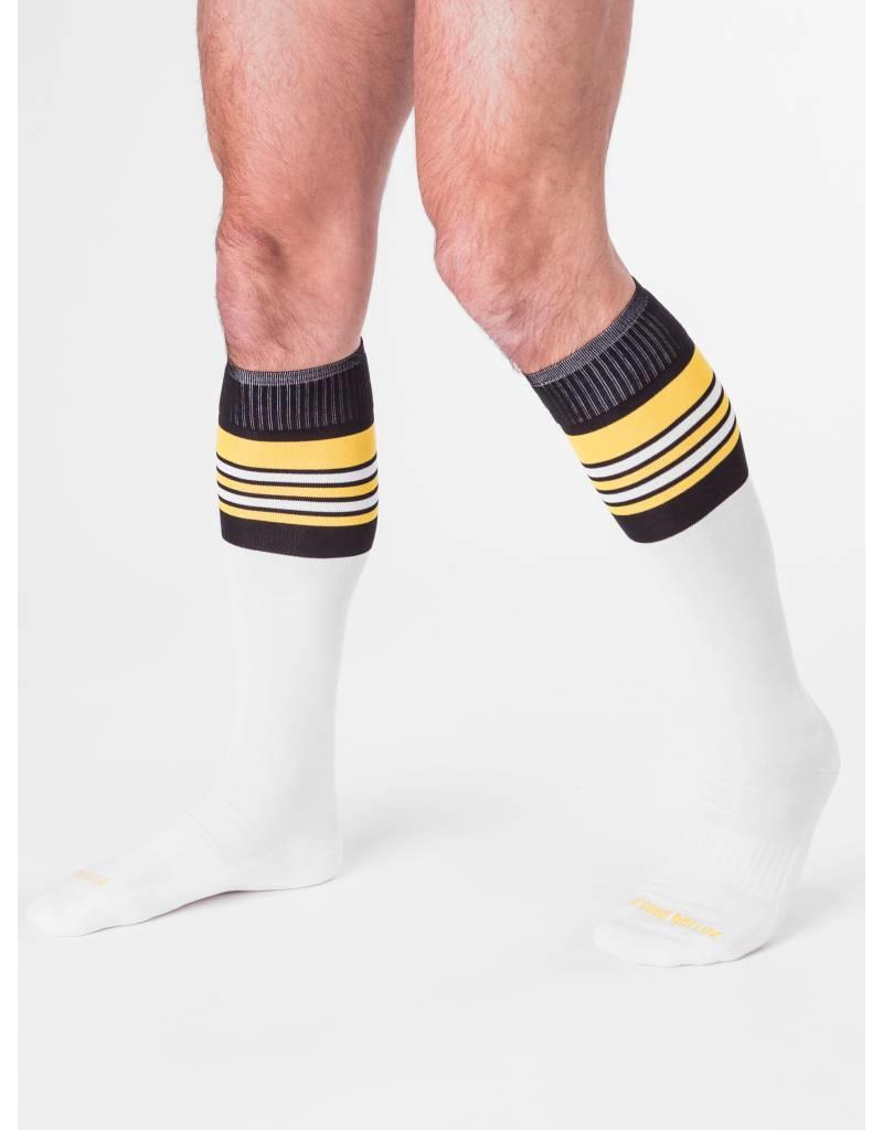 Barcode Berlin Barcode Berlin Football Socks weiss-gelb-schwarz