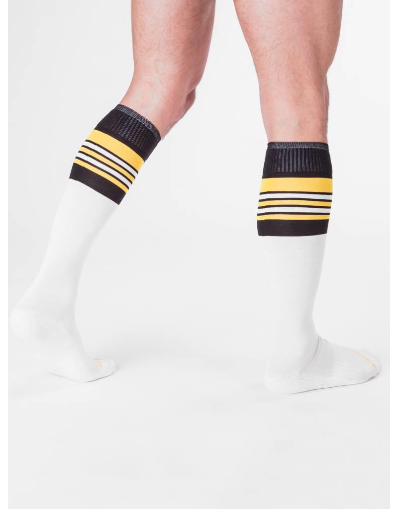 Barcode Berlin Barcode Berlin Football Socks weiss-gelb-schwarz