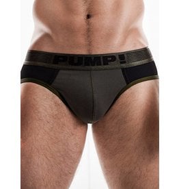 PUMP! PUMP! Ribbed Brief grün